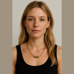 Women's Unbranded Silver Tone Beaded Necklace Photo 1