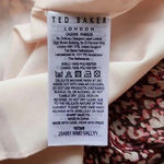 Ted Baker  London Vallyy Midi Dress size 10 Maroon/Pink Photo 11