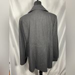London Fog Wool Pea Coat Charcoal Gray Classiccore Dark Academia Corpcore Sz XL Photo 1