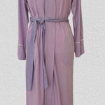 J.Jill Sleep Woman’s Lavender Long Robe Cotton/Modal Comfy, Sz SP Photo 0