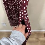 NWT Boden Louisa Short Jersey Dress Chestnut, Painted Dot size US 8 Long Photo 7