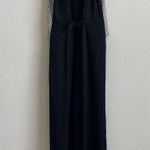 City Triangles Vintage 90s Black White Houndstooth Preppy Straight Leg Jumpsuit Photo 6