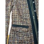 Free People  Jacket Tweed Full Zip Multi-Color Wool Blend Size 4 Photo 8
