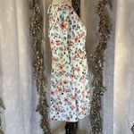 Loft  Floral‎ Mini Dress | Size 4 | Soft Blue Pink Bloom | Cottagecore Spring Photo 1