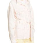 Joie  Sirena Belted Linen Blend Utility Jacket Photo 3
