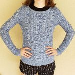 Gap Cable Knit Womens Sweater Sz XS Marled Preppy Cozy Y2K Minimal Long Sleeve Photo 7