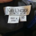 Kay Unger  | LINED | DRAPED | RUFFLED ZIPPER | VINTAGE Photo 5