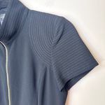 St. John Collection  Zip Front Marocain‎ Crepe Dress Black Size 4 MSRP $1,295 Photo 5