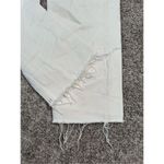 Ética Altin Loose Fit Jeans Natural Denim Mid Rise Relaxed Leg Frayed Hem 27 White Photo 15