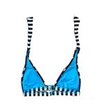 Xhilaration Women’s  Coca Brown & White Bikini w/ Bright Blue Accents Photo 2