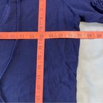 Blaque Label  Women's XS Navy Blue V-Neck Long Sleeve Blouse Ruffle V-Neck Photo 4