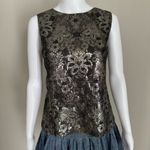 DKNY  Metallic Damask Top Size 12 Photo 1