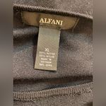 Alfani  Black Asymmetrical Poncho Pullover Sweater Size XL Rayon Blend Photo 3