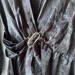 ZARA Black Satin Romper Size XS Photo 3