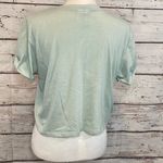 H&M  T-Shirt Cropped w Pocket Light Green-M Photo 2