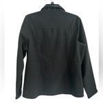 Eddie Bauer  Black Shaded Crosshatch Softshell Zip Up Jacket Large Photo 2