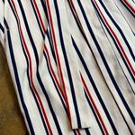 ZARA  Trafaluc Collection Cropped Wide Leg Striped America Pants Medium Photo 2