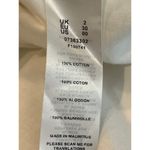 ASOS  NEW White Size 00 Mini Baby Doll Dress Short Sleeve V Neck Photo 4