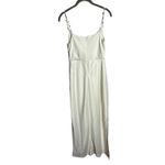 Sachin + Babi NWT Sachin +‎ Babi Pema Dress Size 2 White Pearl Slip Midi Cowl Neck Photo 7
