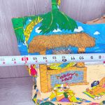 Cappelli cat on beach funny beach bag tote purse vacation cats in bikinis bag Green Photo 6