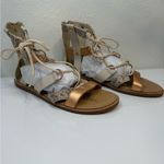 Sorel  Ella Gladiator Lace-Up Sandals Women’s Size 8 Natural EUC Photo 4