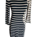 NWT Womens Spense Striped Long Sleeve Jersey Knit Bodycon Dress Photo 0
