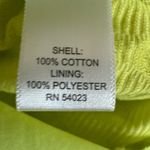 Banana Republic x Milly Collection Neon Yellow Sheath Mini Dress Jacquard Size 4 Photo 9