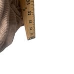 Acoa Women Medium Beige Ribbed Sweater Fall Bodycon Ruched Above Knee‎ Dress Brown Photo 6