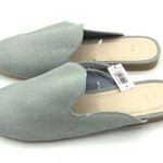 GAP Factory Light Blue Fabric Denim Low Heel Mule Size 8 Photo 0