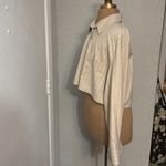 ZARA  Pinstripe Micro Mini Skirt Suit Set  NEW L/XL Corporate Siren Coquette Girl Photo 2