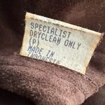 Vintage Embroidered Leather Boho Hippie Kerry Grima Flare Pants Brown Size S Photo 10