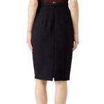 Theia Burgundy Midnight Dress Embroidered Lace AS Photo 1