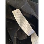 ZARA  Black White Pinstripe Skinny Pants Button Ankle High Rise XS Photo 5