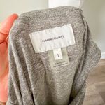 Current/Elliott The Perfect Muscle Tee Dress Side Slit Heather Gray Photo 5