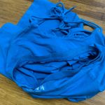 Victoria's Secret Bra Tops Blue Halter Mini Dress Cover Up Womens Medium Y2K Photo 4