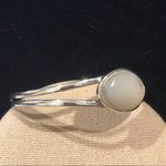 Sterling Silver Vintage BARSE  Mother of Pearl Cuff Bracelet Photo 2