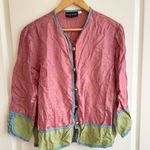 Vintage Goody Goody California Silk Blend Top S Damask Artsy Unique Pink Size undefined Photo 0