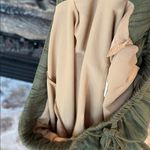 OGL wide Leg Flowy Green Drawstring Waist Pants New Photo 6