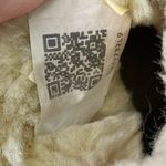 UGG  Australia Short Boots Sz 6 Sheepskin Fold Over Boot Tan Cream Winter Photo 5