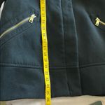 ZARA Women's Black Utility Jacket with Gold Accents Photo 4