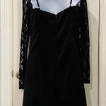 Princess Polly  Black Ashwood Lace Sleeve Mini Dress Photo 1