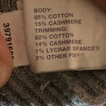 Gap Gray & White Striped  Size Medium Turtleneck Sweater Photo 5