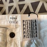 Pistola Jennifer Skinny Jean Stretch White Denim Mid Rise NWT Size 25 Photo 7