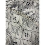 Angel Biba  Baby Blue Lace Asymmetrical Hem Fitted Dress Women’s Size Medium Photo 10