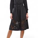 Tahari Elegant Black Belted Dress Photo 0