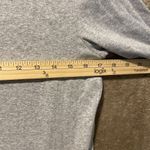 Uniqlo  Shirt Womens Medium Mock Neck Gray Quarter Sleeve Minimalist Modest Photo 4