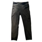 Lululemon Time To Sweat Crop *23" Dark Olive Size 8 Photo 2