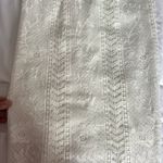 ASTR the Label Womens XS White Ivory Lace Up Crochet Mini Dress Floral Photo 4