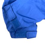 LL Bean Rain Jacket Women Small Blue Mock Neck Full Zip Fleece Lined Long Sleeve Photo 5