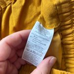 J.Crew  Womens Size 12 Mustard Yellow Linen Blend Drawstring‎ Pants Photo 3